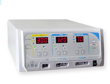 Monopolar / Bipolar Electrosurgical Generator Diathermy Machine with 5 ...