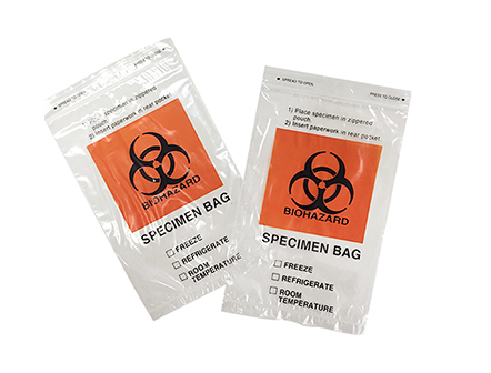 Disposable Medical Plastic Biohazard Specimen Bag Exporter China